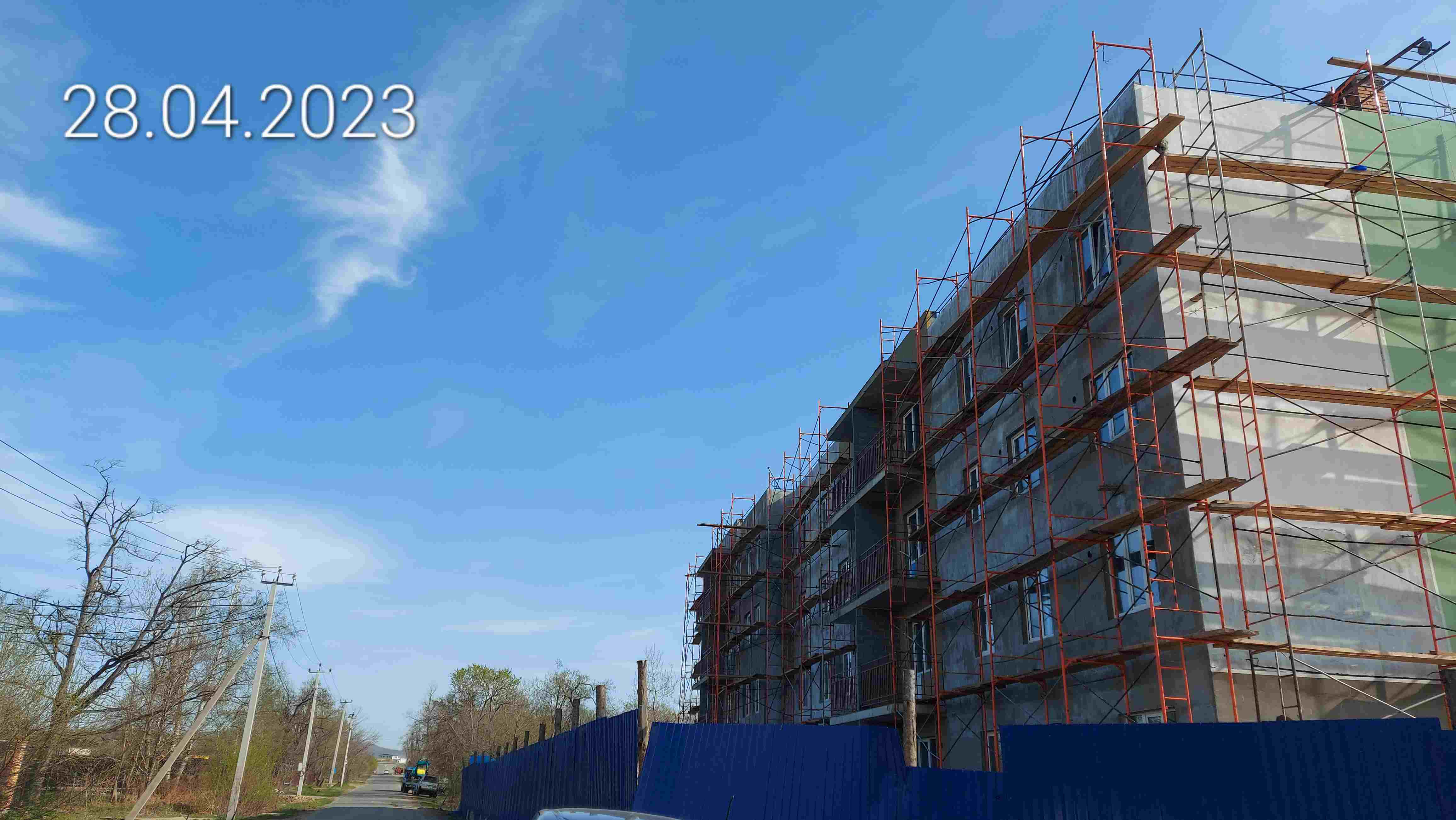 Жилой комплекс Небопарк, Апрель, 2023